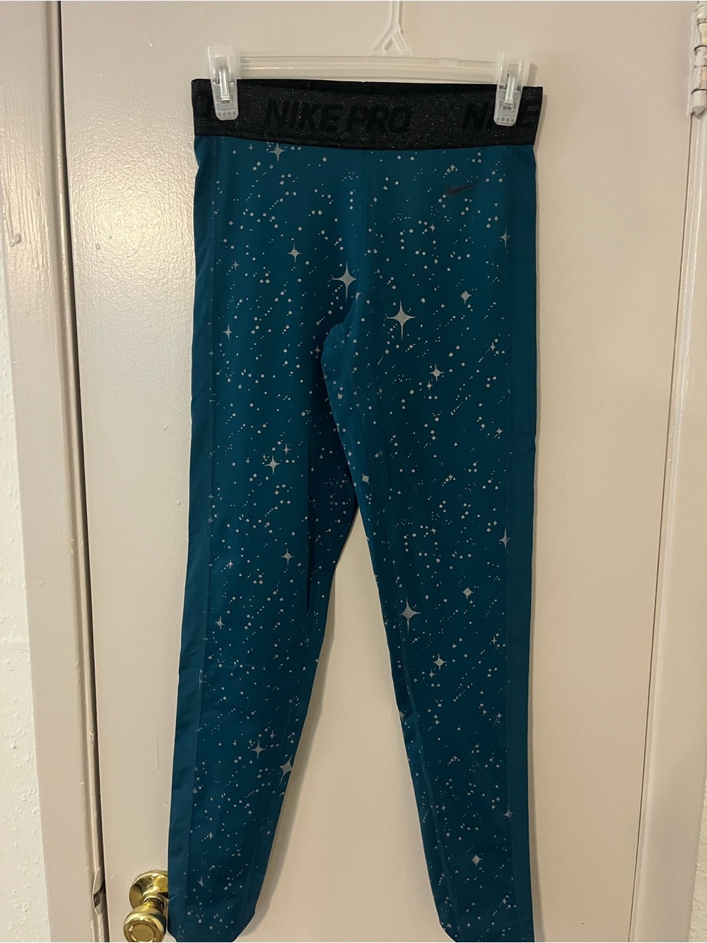 Nike Teal Sparkle Pro Leggings